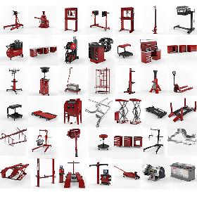 3D Car Service Mega Pack 42 in 1 model